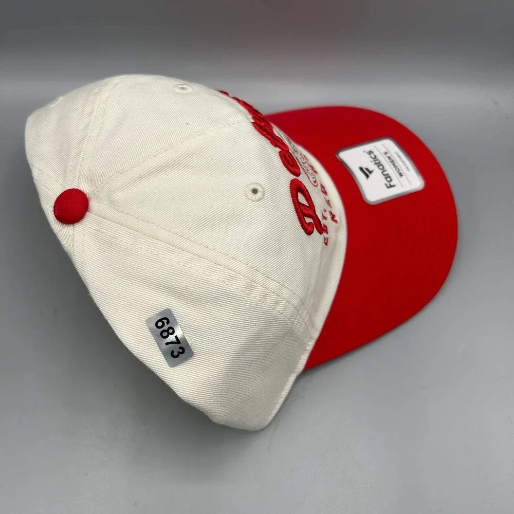Detroit Red Wings Hat Women White Red NHL Fanatics Strap Back Cap Cotton New
